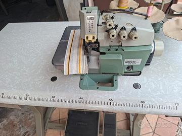 macchina x cucire necchi industriale taglicuci 