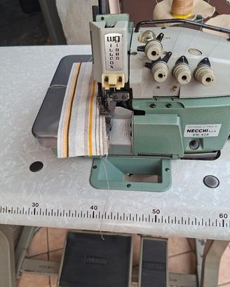 macchina x cucire necchi industriale taglicuci 