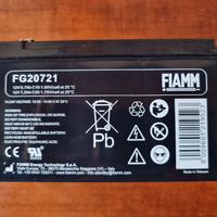 Fiamm FG 20721 batteria inverter 7.2 AH 12 V
