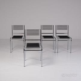 Set di 4 Sedie Sandows di René Herbst
