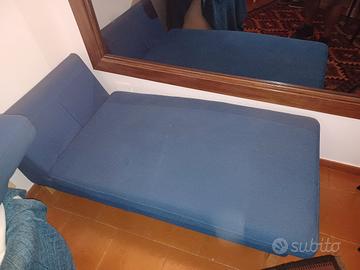 chaise longue Ikea Karlstad + altra fodera marrone