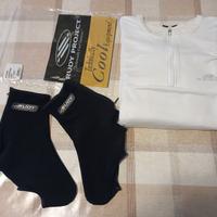 Copriscarpe e maglia intima termica da ciclismo