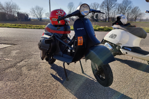 Vespa PK50XL con motore gokart TM 125 KV92
