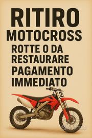RITIRO MOTOCROSS / 50cc