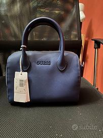 GUESS borsa blu navy nuova con etichetta originale