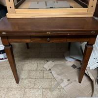 Set tavolo legno massello apribile con 4 sedie