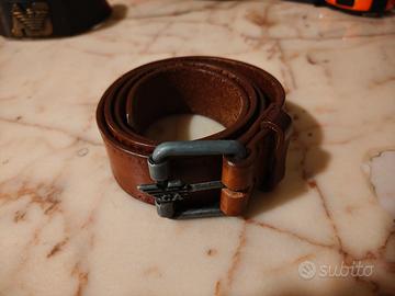 Cintura Armani Jeans in pelle