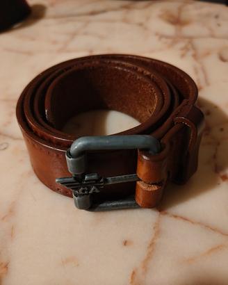 Cintura Armani Jeans in pelle