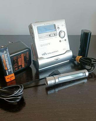 Sony MZ-R909 MiniDisc Full Set Telecomando