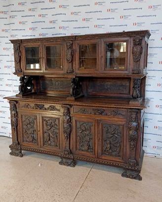 Credenza a doppio Neorinascimento