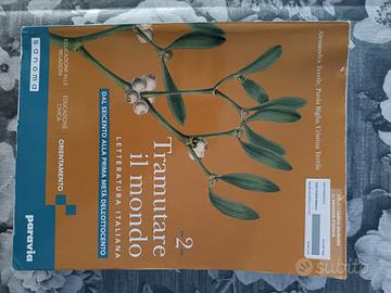 "Tramutare il mondo" libro di letteratura italiana