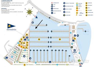 POSTO BARCA mt 15 Marina Dorica Ancona