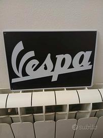 Cartello Metallico Vintage Scooter -VESPA