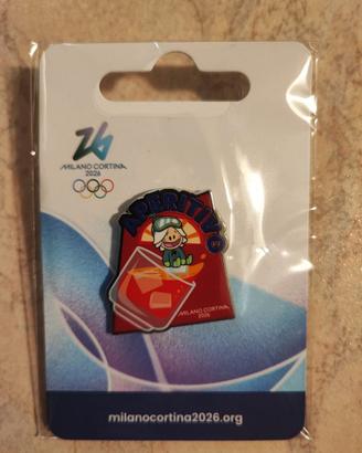 Pins spilla aperitivo Milano Cortina 2026