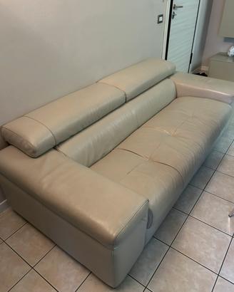Divano 3 Posti Natuzzi vera Pelle