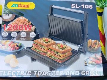 Piastra Grill per panini Carne Ecc.