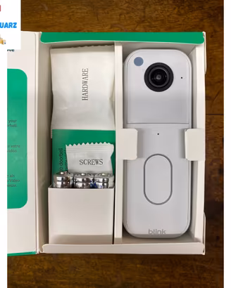 Blink Video Doorbell BIANCO NUOVO HD Alexa WiFi