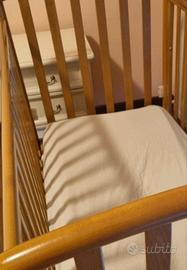 Lettino Pali con materasso Gerry