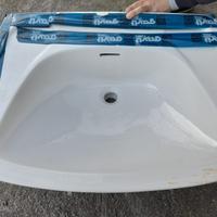 lavabo in ceramica bianca marca pozzi