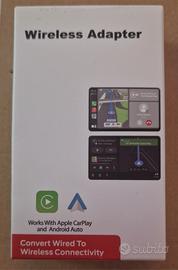 Adattatore 2 in 1 CarPlay Wireless e Android Auto 
