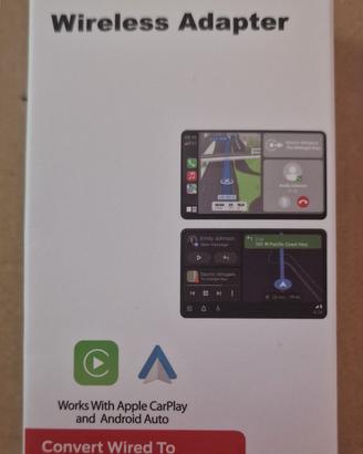 Adattatore 2 in 1 CarPlay Wireless e Android Auto 