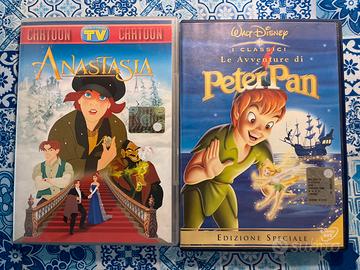 Anastasia e Peter Pan Dvd Cartoni
