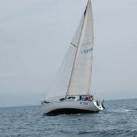 Barca a vela show 34