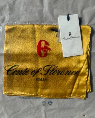 Foulard Conte of Florence 100% Seta - NUOVO