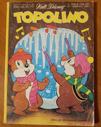 Topolino libretto Disney 1265 del 24 Febbraio 1980