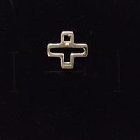 Croce in Acciaio e Oro