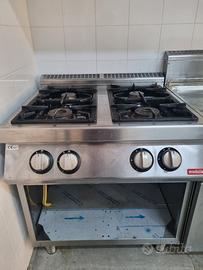 Cucina a gas 4 fuochi MODULAR PK70/80 PCGB