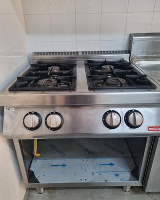 Cucina a gas 4 fuochi MODULAR PK70/80 PCGB