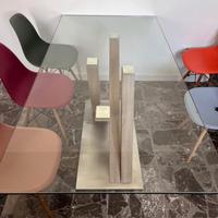 Tavolo pranzo in vetro