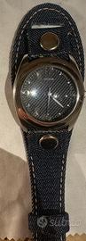 Orologio Guess, unisex cinturino Denim blu