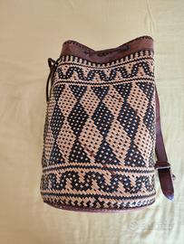borsa a secchiello Indonesiana originale 
