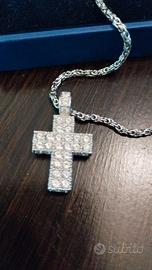 Collana Swarovski a croce
