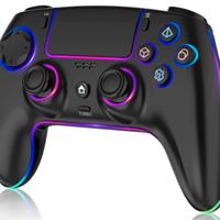 Controller originale per ps5 custom NERO luci led 