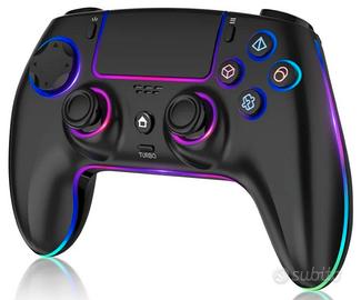 Controller originale per ps5 custom NERO luci led 
