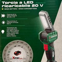 Torcia luce a led Parkside lampada da lavoro