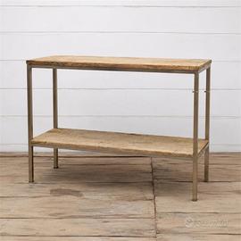Consolle legno / acciaio