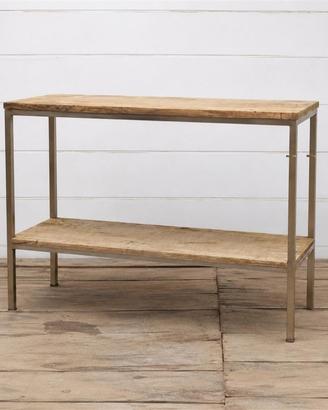 Consolle legno / acciaio