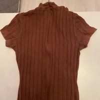 tuta corta estiva marrone