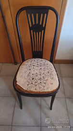 sedie stile Thonet in legno curvato