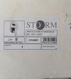 Miscelatore ad incasso con deviatore automatico