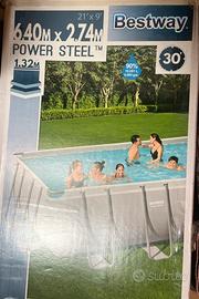 Piscina bestway 6,40 x 2,74 x 1,32
