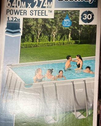 Piscina bestway 6,40 x 2,74 x 1,32