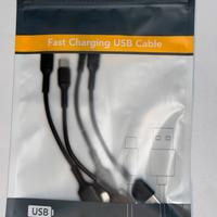 4 cavetti da USB A a TYPE-C 10cm