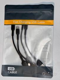 4 cavetti da USB A a TYPE-C 10cm