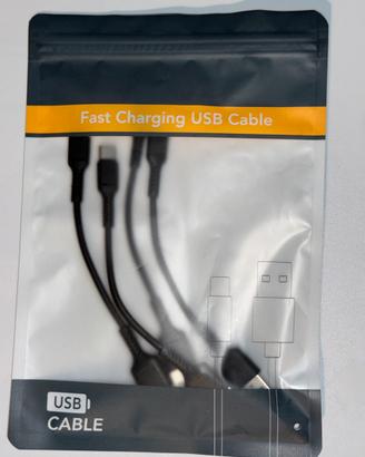 4 cavetti da USB A a TYPE-C 10cm