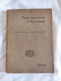 Libro "Poesia Ininterrotta di Paul Eluard"